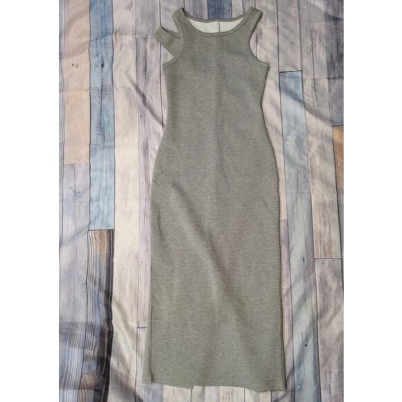 NWT Commense Asymmetrical Crew Neck Split Maxi Dress Size S - Picture 5 of 6